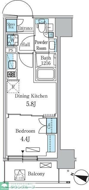 パークアクシス板橋本町ステーションゲートの物件間取画像