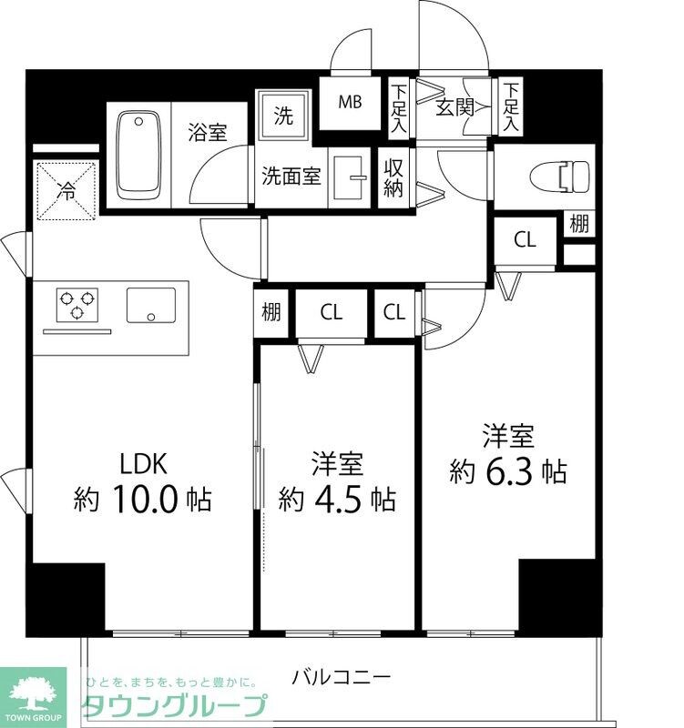 ＳＡＩＯＮ町屋の物件間取画像