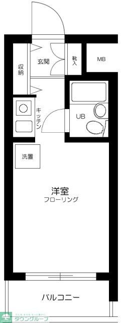 サンセゾン若松町の物件間取画像