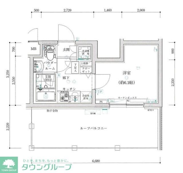 スパシエ新宿哲学堂公園の物件間取画像