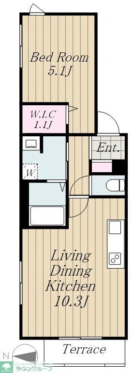 クレスト峯の物件間取画像
