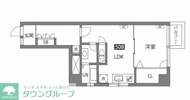 秋山ビルの物件間取画像
