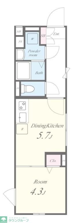 FLレジデンス新宿IIIの物件間取画像