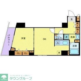 エルミタージュ代田橋の物件間取画像