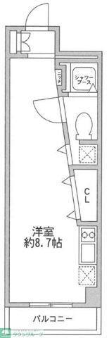 レジディア新宿イーストの物件間取画像