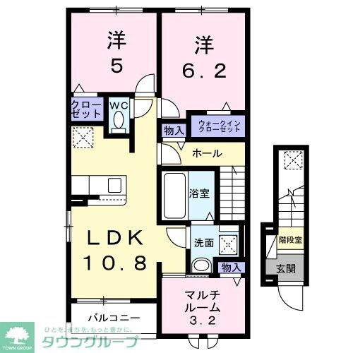 アンソレイユもみじ山の物件間取画像