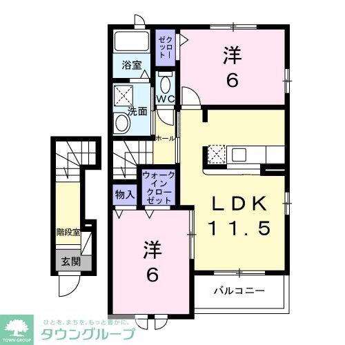 アンソレイユもみじ山の物件間取画像