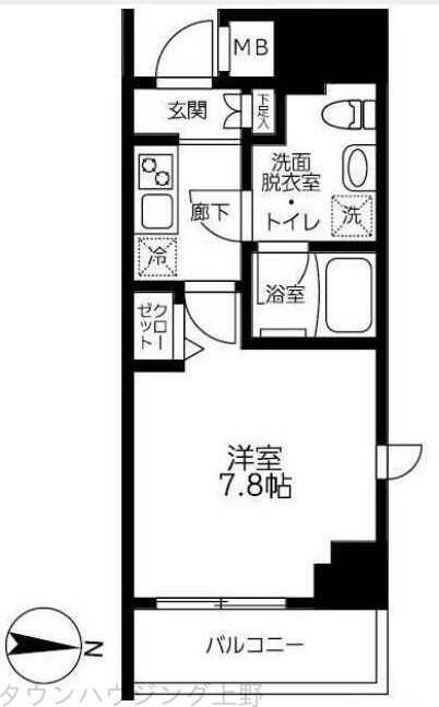 アイル秋葉原ノースドゥーエの物件間取画像