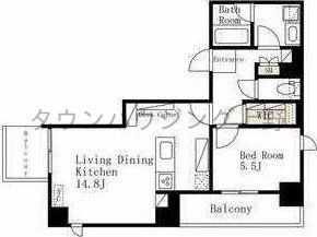 デュオフラッツ上野松が谷の物件間取画像