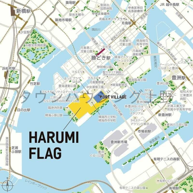 HARUMI　FLAG　PORT　VILLAGE　D棟の物件内観写真