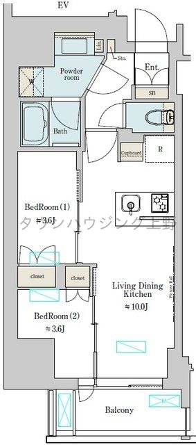 Ｂｒｉｌｌｉａ　ｉｓｔ　上野稲荷町の物件間取画像