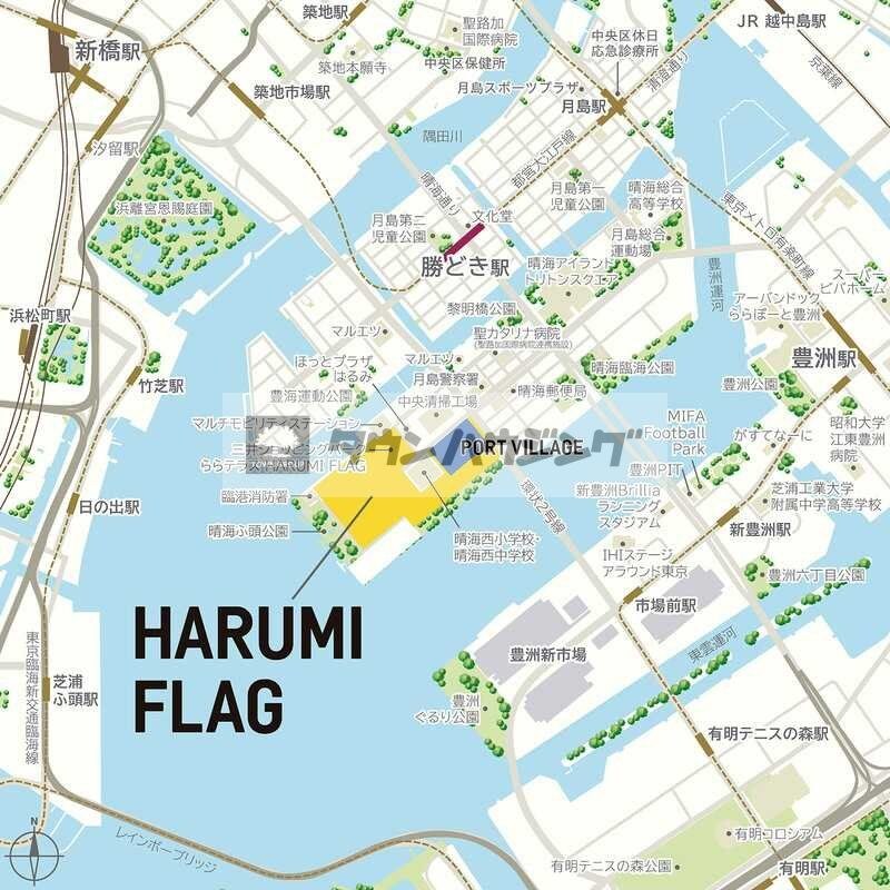 HARUMI　FLAG　PORT　VILLAGE　C棟の物件内観写真