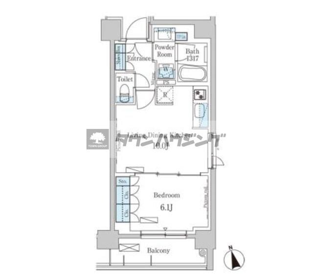 パークアクシス日本橋兜町の物件間取画像