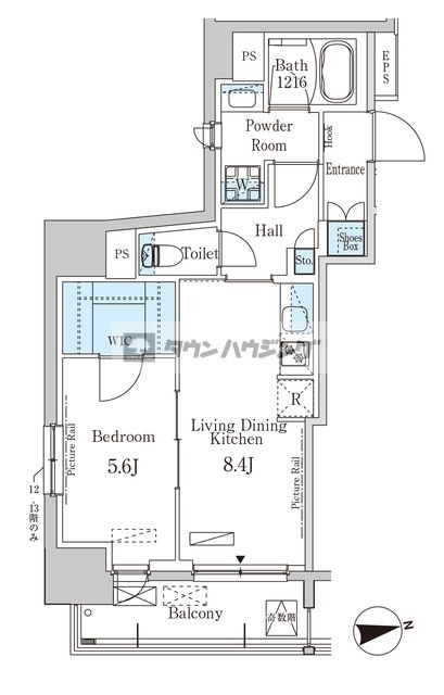 パークアクシス蔵前・春日通りの物件間取画像