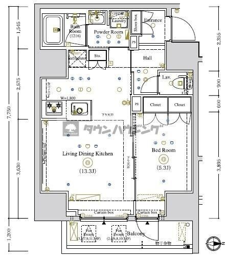 ＬＵＭＥＥＤ南千住の物件間取画像