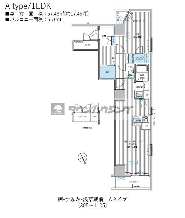 栖-すみか-浅草蔵前の物件間取画像