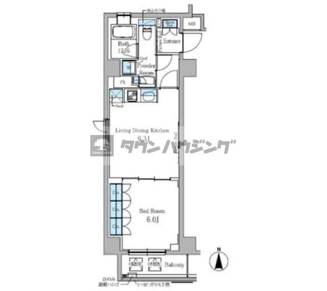 パークアクシス秋葉原の物件間取画像