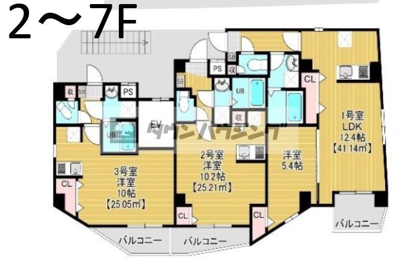 ミライズ南千住の物件間取画像