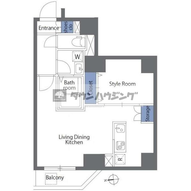 クリアルプレミア浅草の物件間取画像