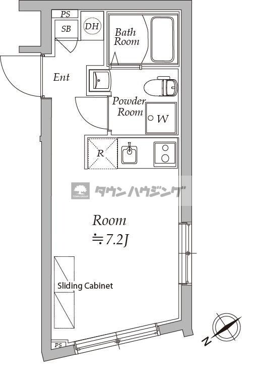 アトリオフラッツ御茶ノ水の物件間取画像