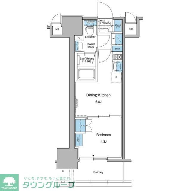 ルフォンプログレ秋葉原マークスの物件間取画像