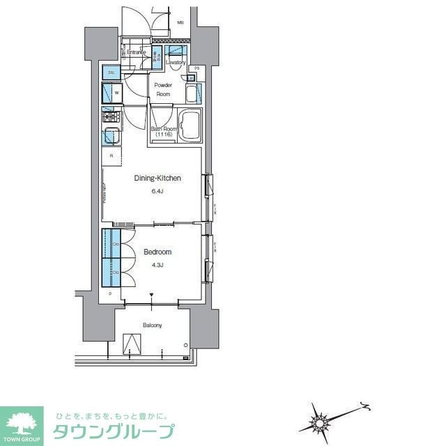 ルフォンプログレ上野入谷プレイスの物件間取画像