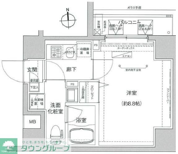 アイルプレミアム向島イーストの物件間取画像