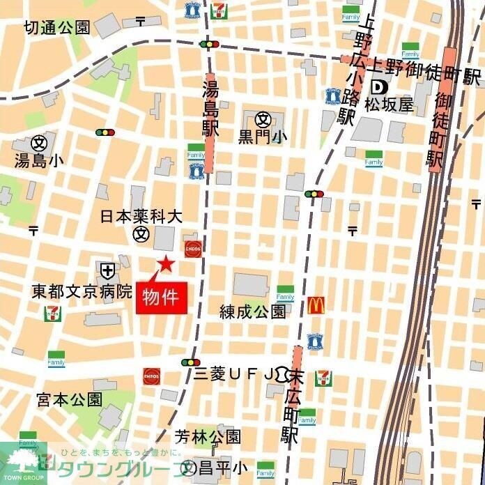 ルフォンプログレ文京湯島の物件内観写真