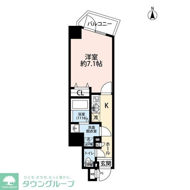 プレール・ドゥーク西新井IIの物件間取画像