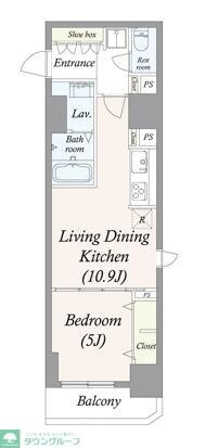 ＧＲＡＮ　ＰＡＳＥＯ　浅草入谷の物件間取画像