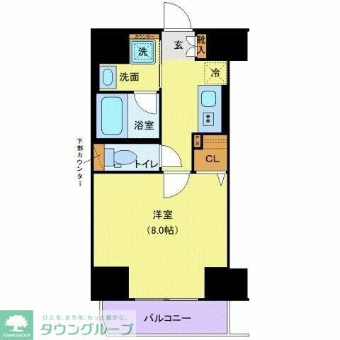 ジェノヴィア上野IIIスカイガーデンの物件間取画像