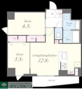 サントゥール駒込の物件間取画像