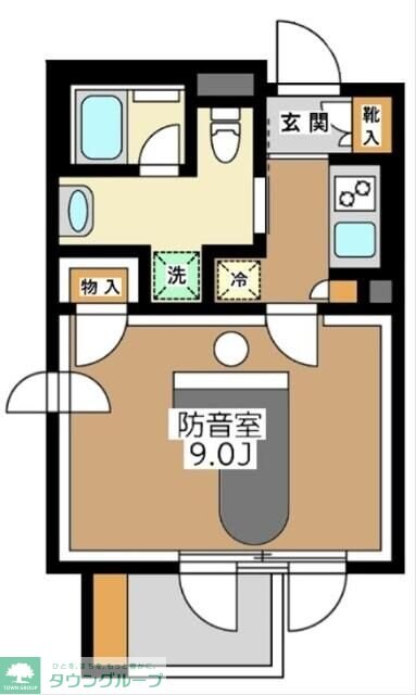 （仮称）Ｓｏｎｏｒｉｔｅ池之端の物件間取画像