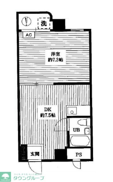 後楽園キャステールの物件間取画像