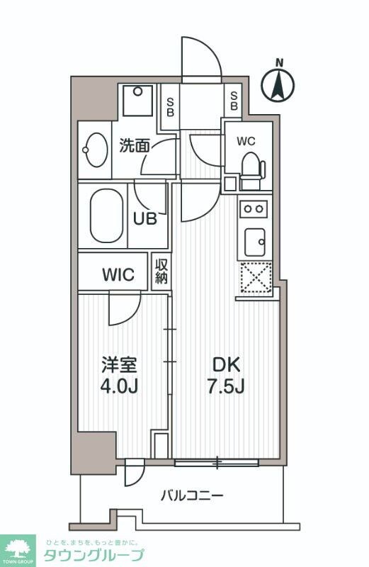 シーズンフラッツ両国サウスの物件間取画像