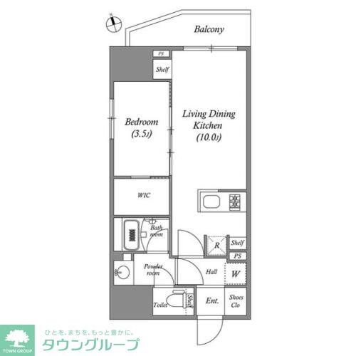ディームス上野の物件間取画像