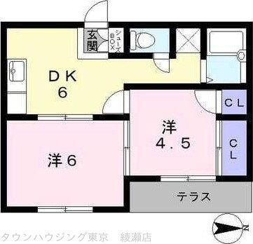 ヒルズペガサスの物件間取画像