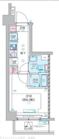 GENOVIA堀切菖蒲園の物件間取画像