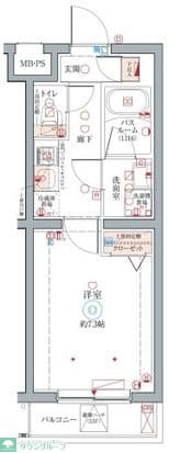 クレヴィスタ柴又の物件間取画像