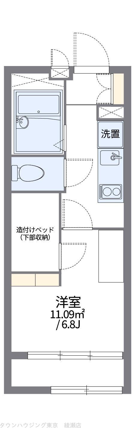 レオパレスリュエルの物件間取画像