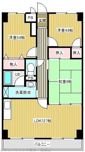 パーソンヒルズの物件間取画像