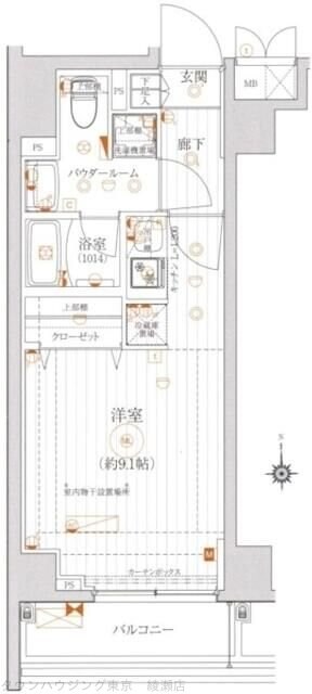 パティーナ綾瀬の物件間取画像