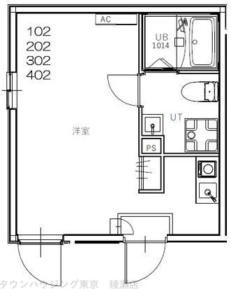 t.y.h綾瀬の物件間取画像