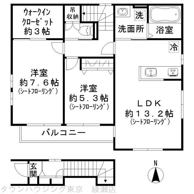 （仮称）足立区中川ピーナッツ計画の物件間取画像