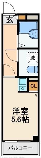 アイリス四つ木の物件間取画像