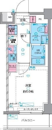 ＧＥＮＯＶＩＡお花茶屋ＩＩｓｋｙｇａｒｄｅｎの物件間取画像