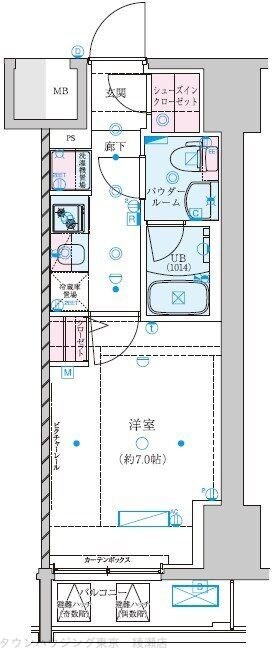 GENOVIA金町の物件間取画像