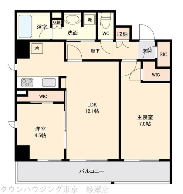 アーバンパーク亀有の物件間取画像