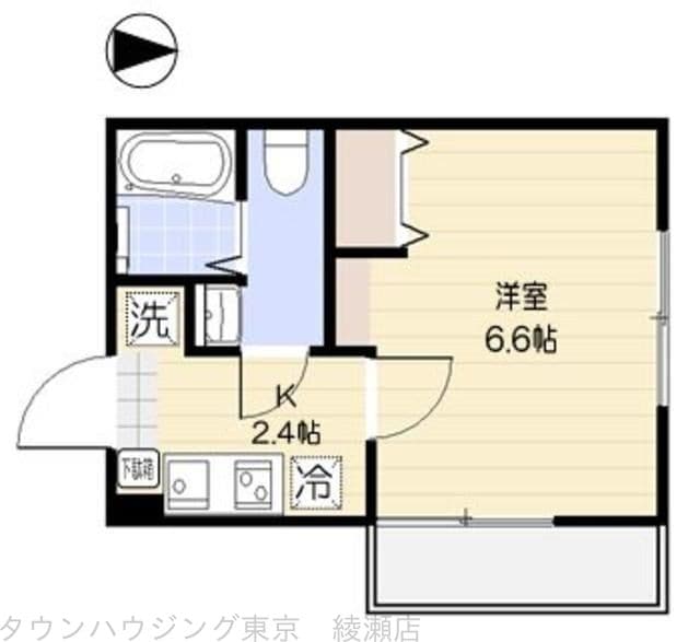 エクセラン北綾瀬の物件間取画像