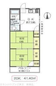 川井ハイツの物件間取画像